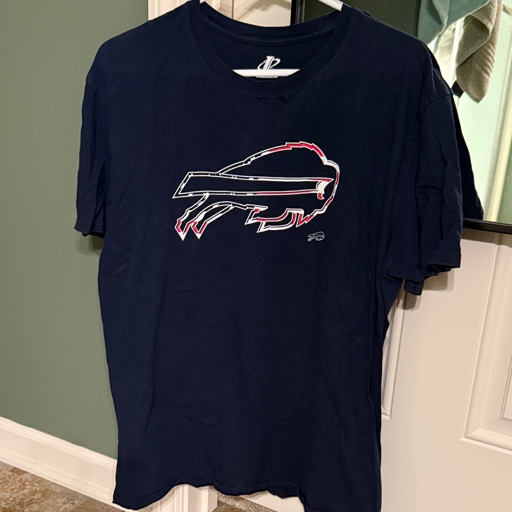 Buffalo Bills Navy Graphic Logo T-Shirt